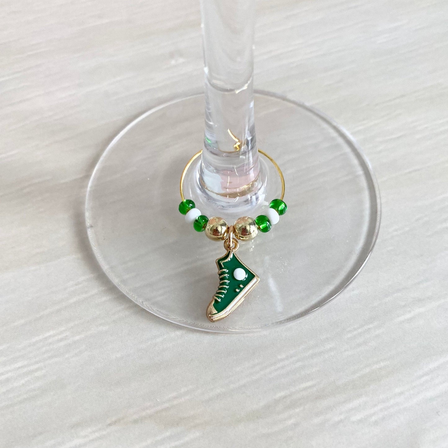 Sneaker Wine Glass Charms