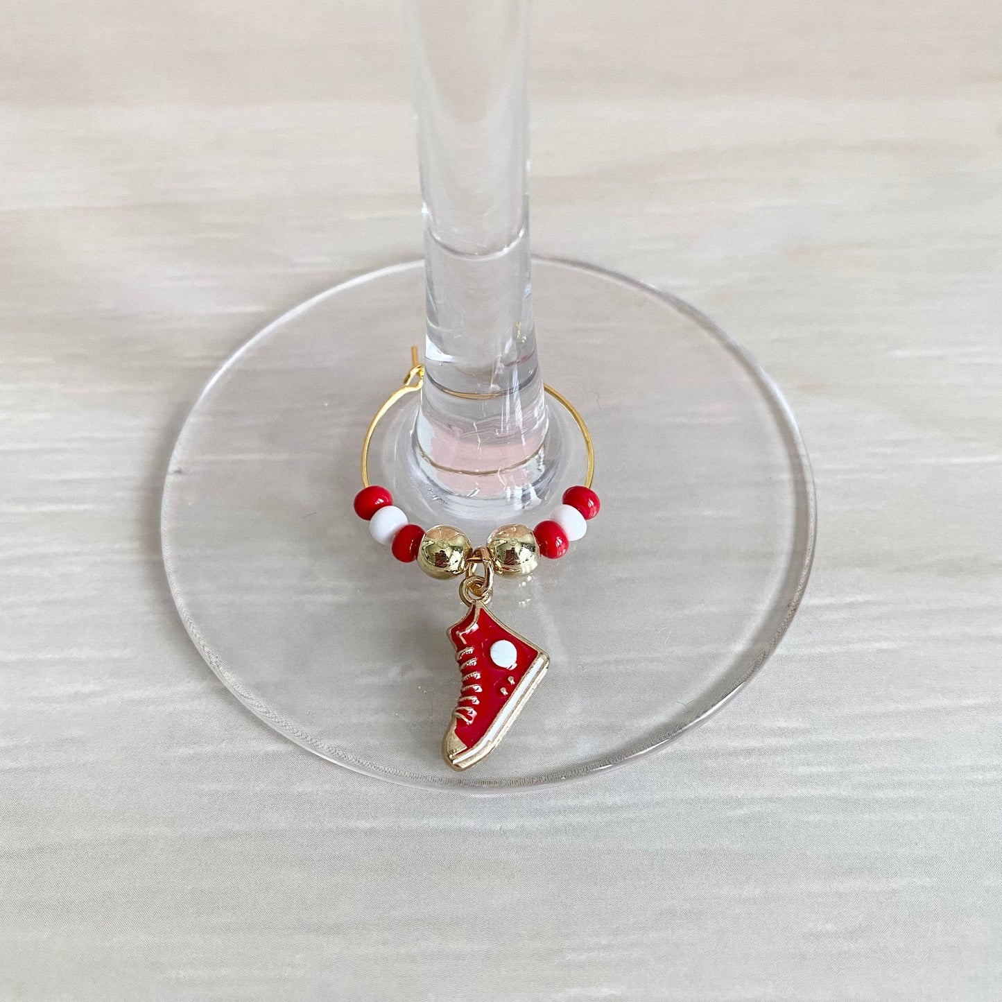 Sneaker Wine Glass Charms