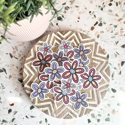 Groovy Flower Sticker