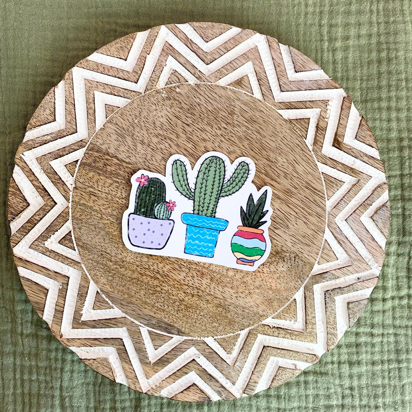 Potted Cactus Sticker