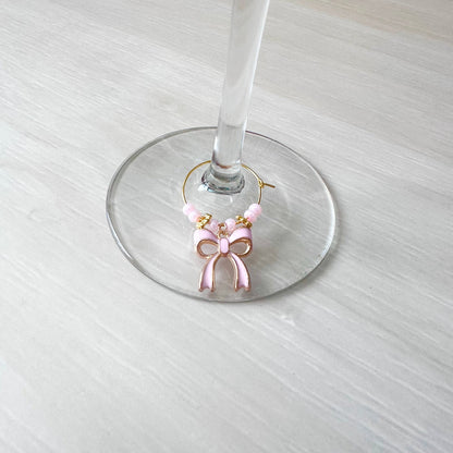 Bow Wine Charms