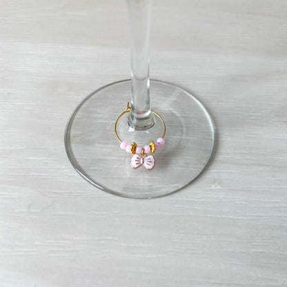 Bow Wine Charms