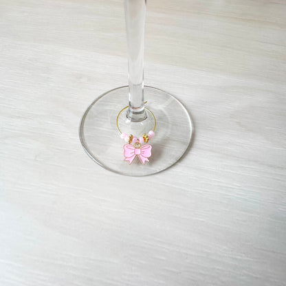 Bow Wine Charms